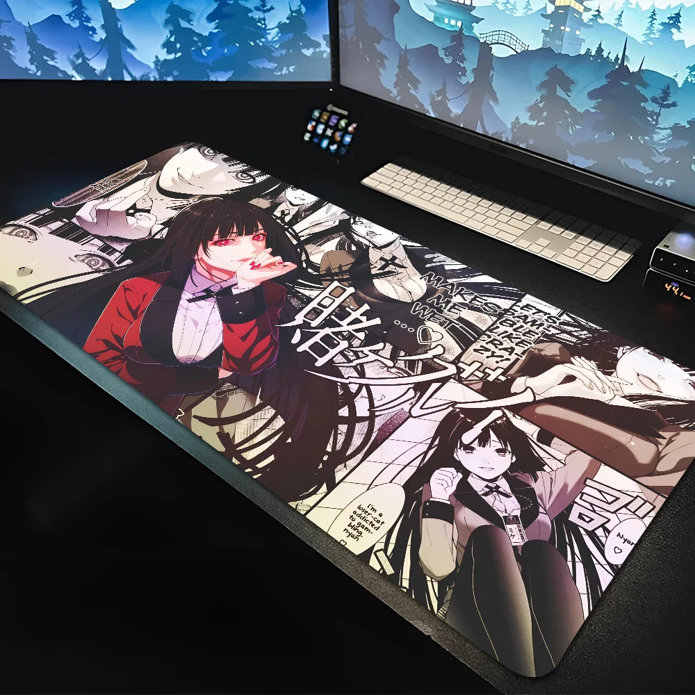 

1pc hot anime cool Jabami Yumeko Non-slip Mouse Pad Suitable For Office Computers Laptops E-sports Game Desk Mats XXL Keyboard