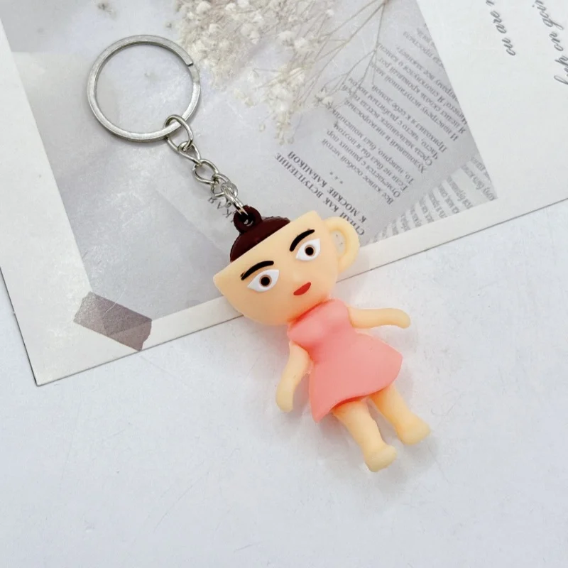 Italian Brainrot Anime Merchandise Keychains Toys Figure Model Dolls Hang The Bags Gifts Abstract Anime Action Figures Key Rings