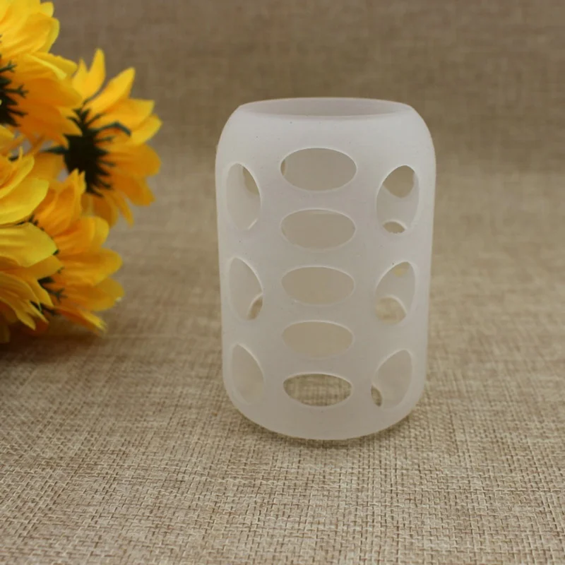 3Pcs Baby Feeding Bottle Cover Silicone Milk Bottle Protective Case Anti Drop Sleeve For Home Travel