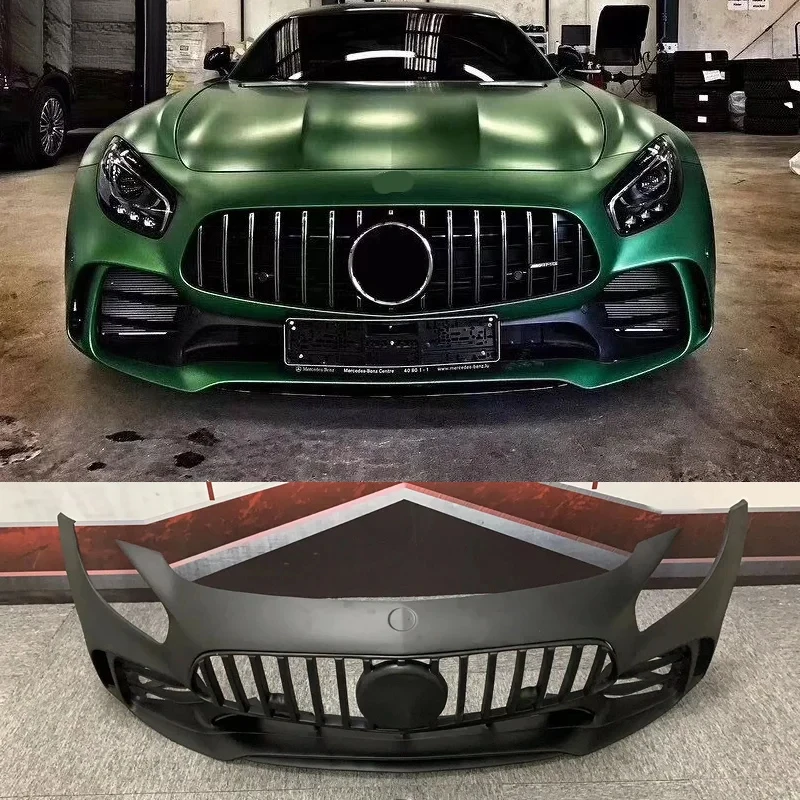 

for Gt Gtc Gts r Style Carbon Fiber Frp Front Bumper for Gt Car Body Kit 15-19