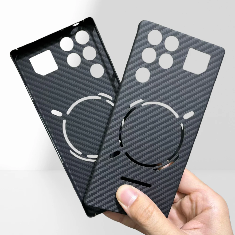 

Чехол для телефона из настоящего углеродного волокна для Nubia Red Magic 11 pro, легкий защитный чехол из арамидного волокна для RedMagic 11 pro, чехол Capa