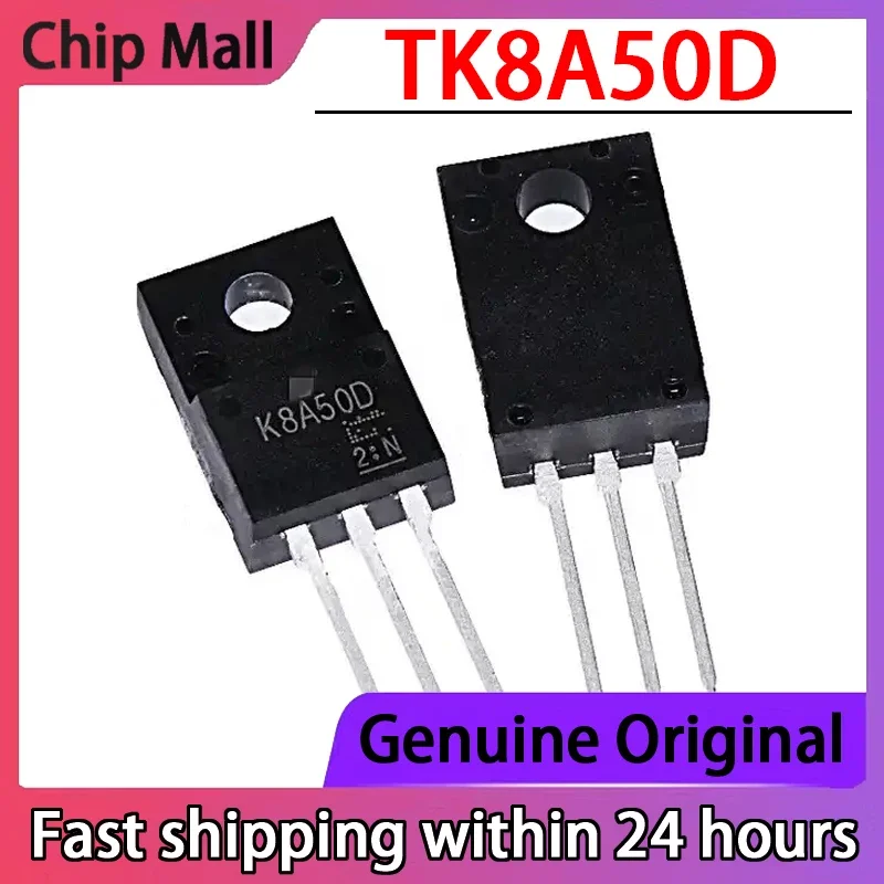 5 uds K8A50D TK8A50D nuevo Stock TO-220F MOS Transistor de efecto de campo en Stock