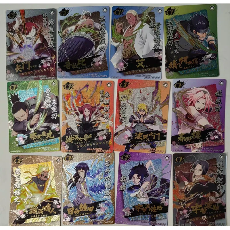 Anime NARUTO CP SSR UR card Uzumaki Naruto Haruno Sakura Hatake Kakashi Hyuga Hinata Game Collection Birthday Christmas gifts