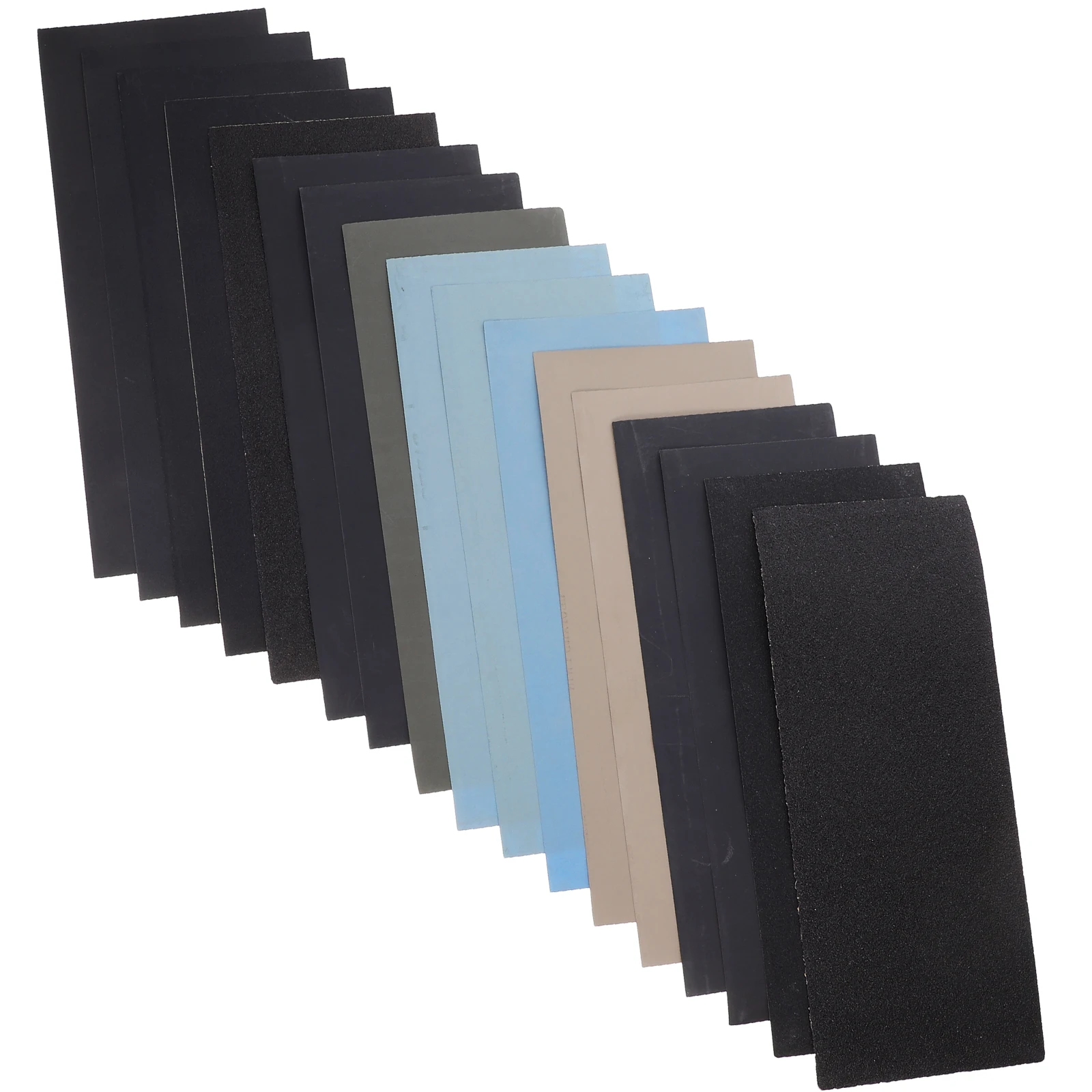 

18 листов водонепроницаемой наждачной бумаги, многозернистая шлифовальная бумага для отделки деревянной мебели, металла, автомобильной полировки, влажные и сухие листы