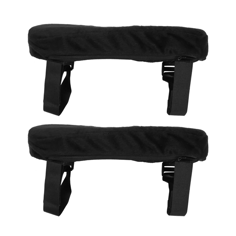 

2Pcs Chair Armrest Pad Memory Foam Comfy Office Chair Arm Rest Cover For Elbows