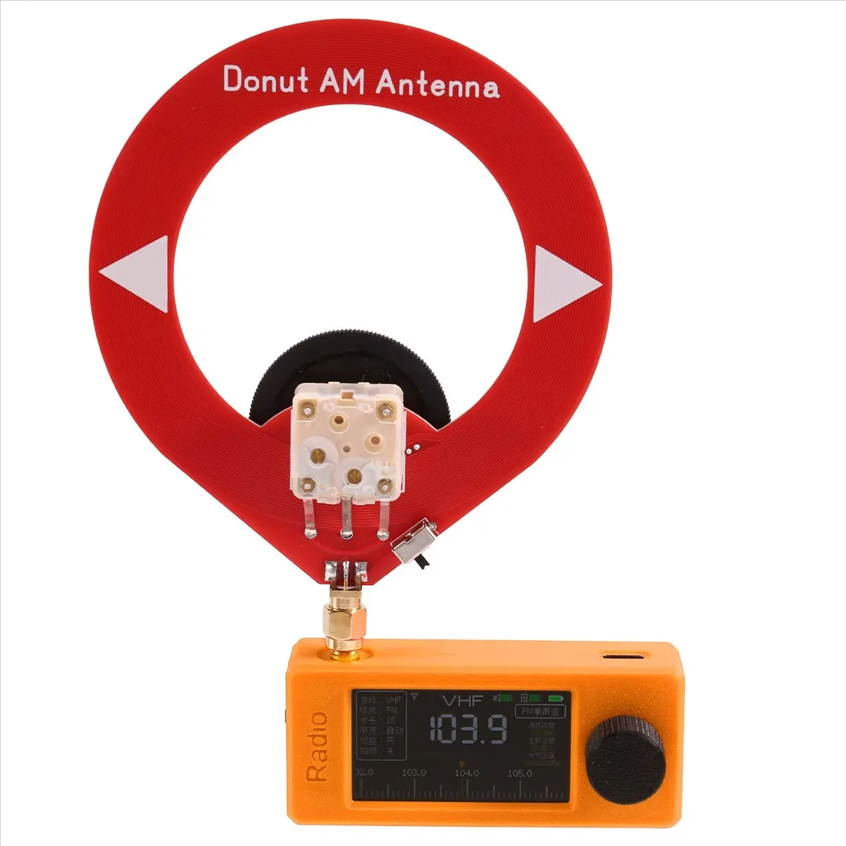 Special Offer-SI4732 1.9inch Mini Radio Receiver 0.5-108MHz Shortwave Radio Receiver HF SW MW VHF Mini SI4732 Radio