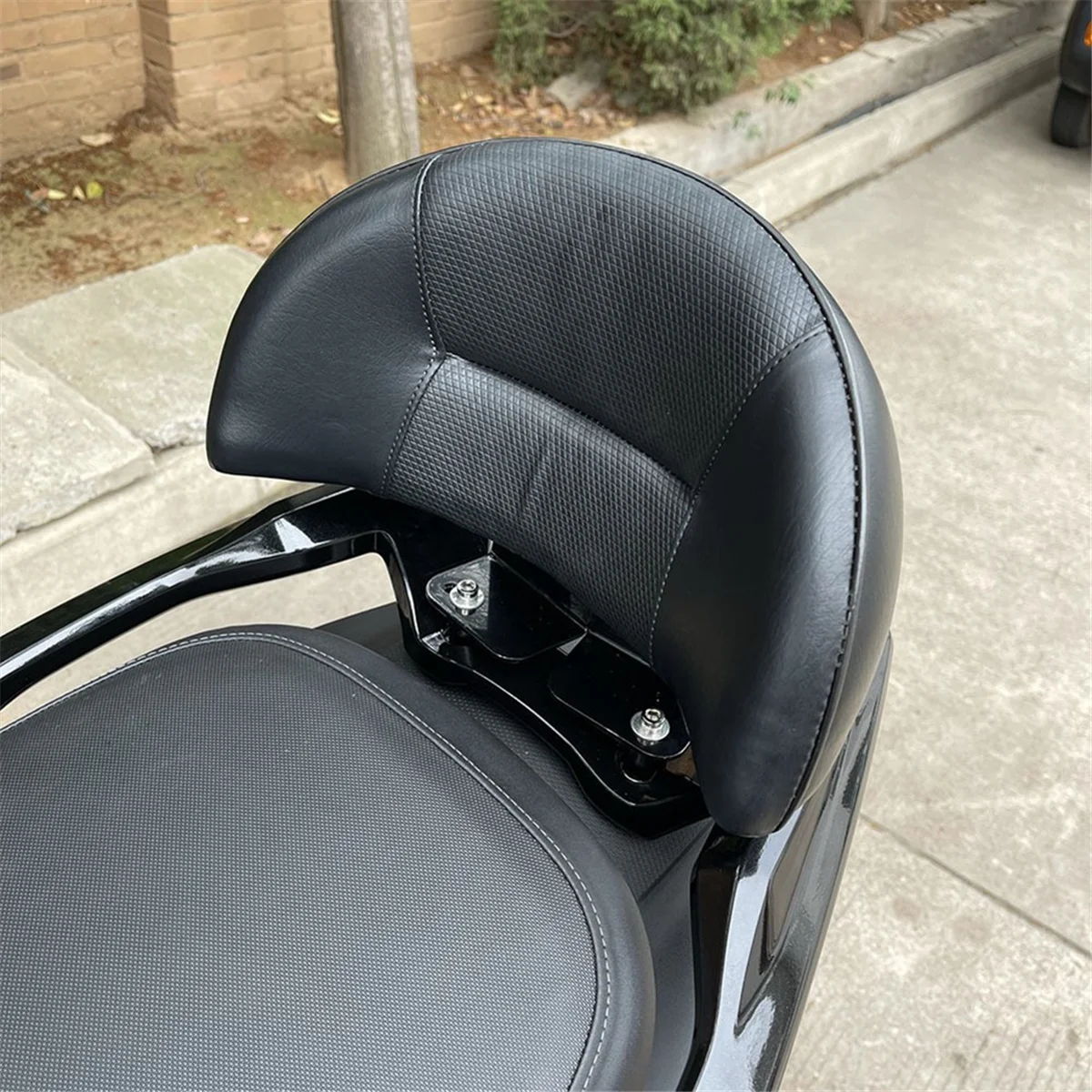 T61c_Motorcycle Rear Passenger Seat Back Rest Accessories Rear Backrest for Honda PCX 150 160 PCX150 PCX160 2014-2023