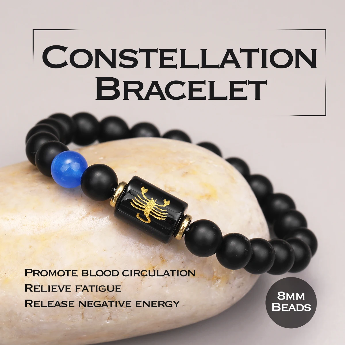 

12Constell Zodiac Signs Bracelet Jewelry Bracelet Capricorn Aquarius Taurus Bracelet Natural Gemstone Bracelet Gifts for Friends