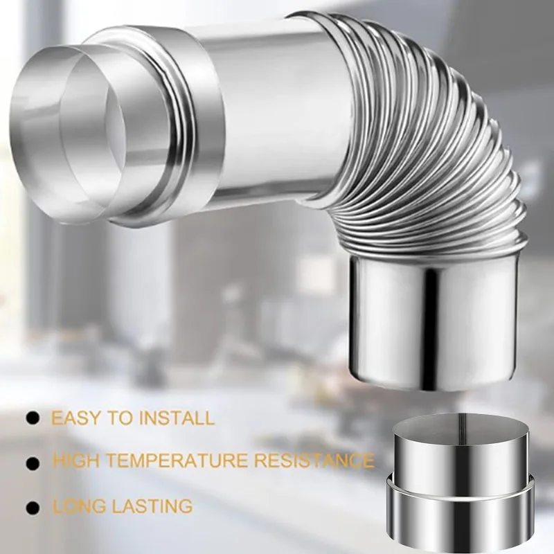 

Редукционная труба из нержавеющей стали, переходник для плиты от 120 до 50 мм, для дымохода, для систем отопления и охлаждения, соединитель канала