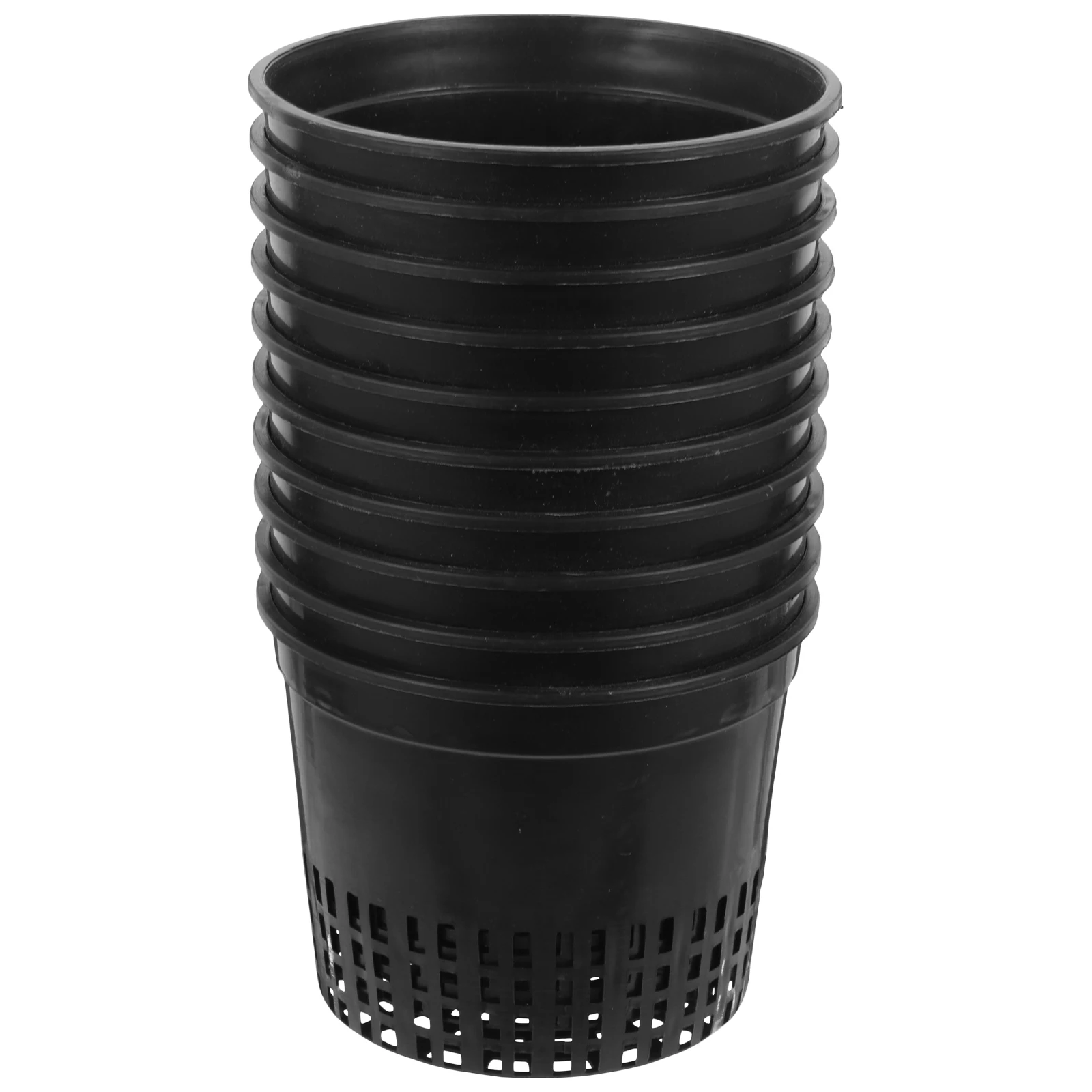

10 PCS Planting Cup Hydroponics Baskets Planter Heavy Net Pots Grow Bucket Mesh Nursery
