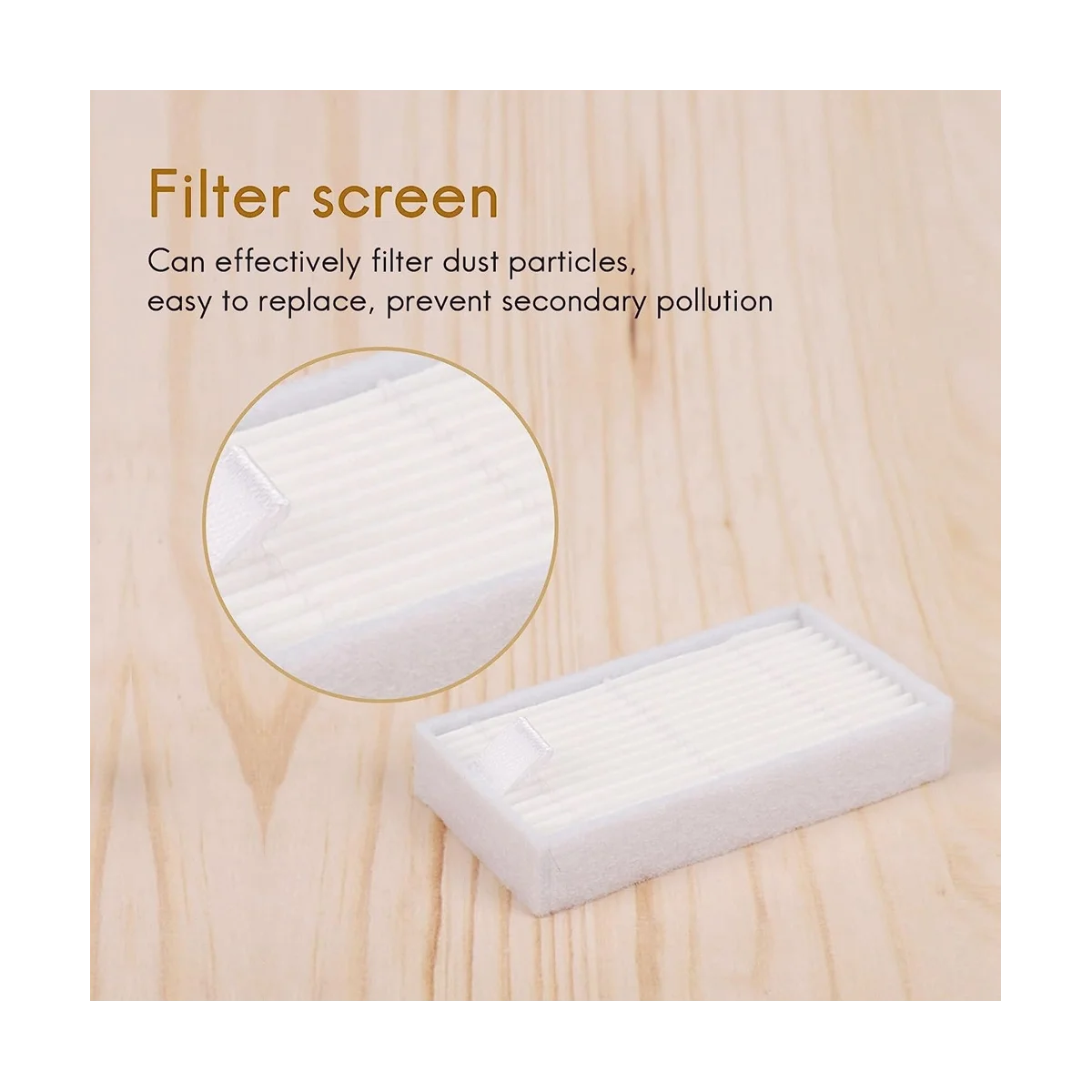 스위퍼 필터 V5S V3 V5 V3S 로봇 진공용 교체 필터 및 브러시 액세서리 고효율