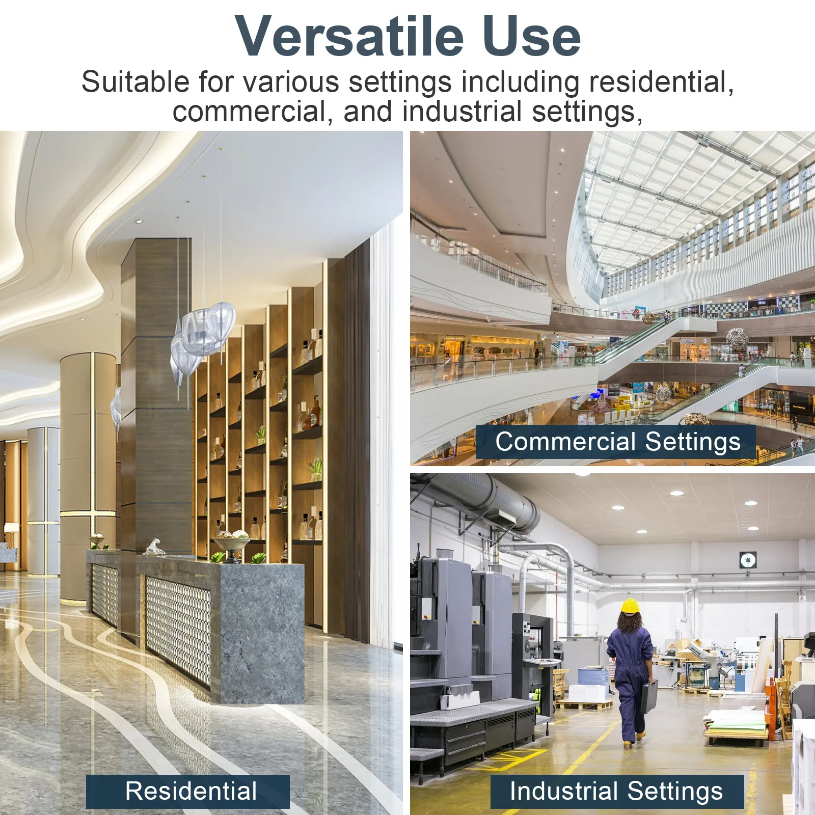 4Pcs Ceiling Sprinkler Covers Plate Concealed Design Easy Install White Metal Fire Sprinkler for Indoor Safety System