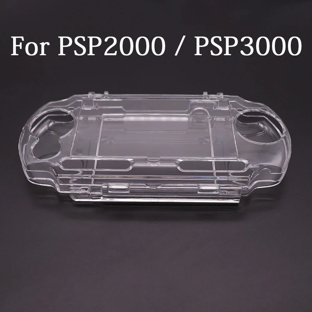 Clear Crystal Protective Case Hard Shell for PS Vita PSV 1000 2000 PSP Go Transparent Protection Cover For PSP1000 2000 3000