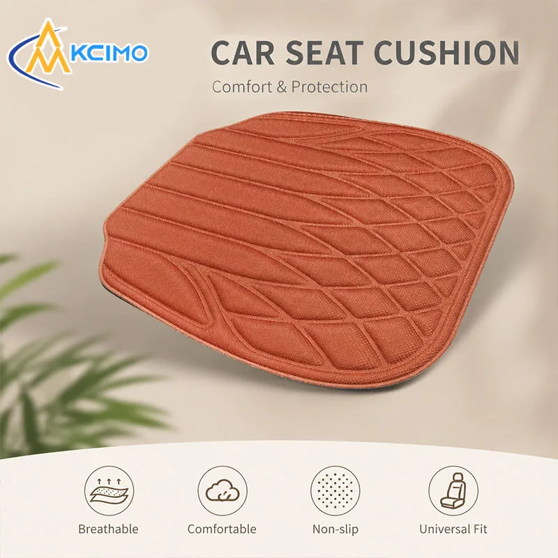 Universal Car Seat Cushion 3Pcs Set Breathable Non‑Slip Latex Seat Pad Auto Interior Seat Protection Accessories