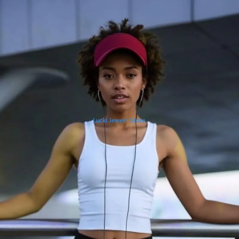 

193e Легкие солнцезащитные козырьки регулируют размер головы для мужчин, женские детские пляжные аксессуары