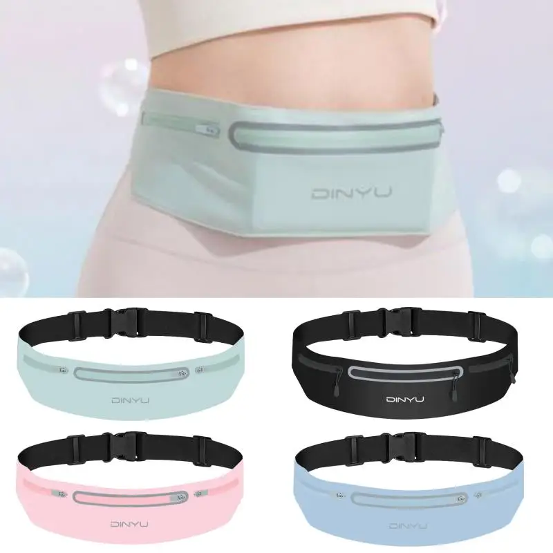 Sports Waist Pack Fanny Pack Wallet Adjustable Men Women Running Pouch Belt Portable Phone Holder Gym Bum Outdoor Running Bags