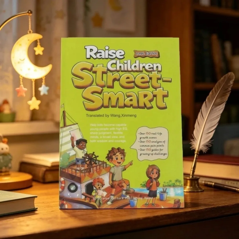 Children's financial comic books, learning basic currency knowledge, street intelligence skills, comic style educational reading