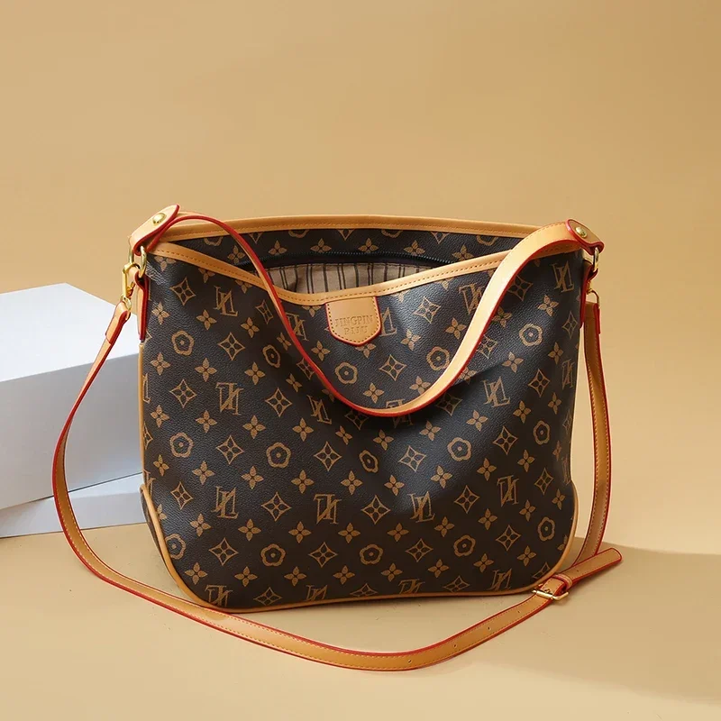 Borsa a tracolla dal design classico per donna Borsa a tracolla in pelle di lusso Borsa tote elegante Borsa a tracolla alla moda da donna