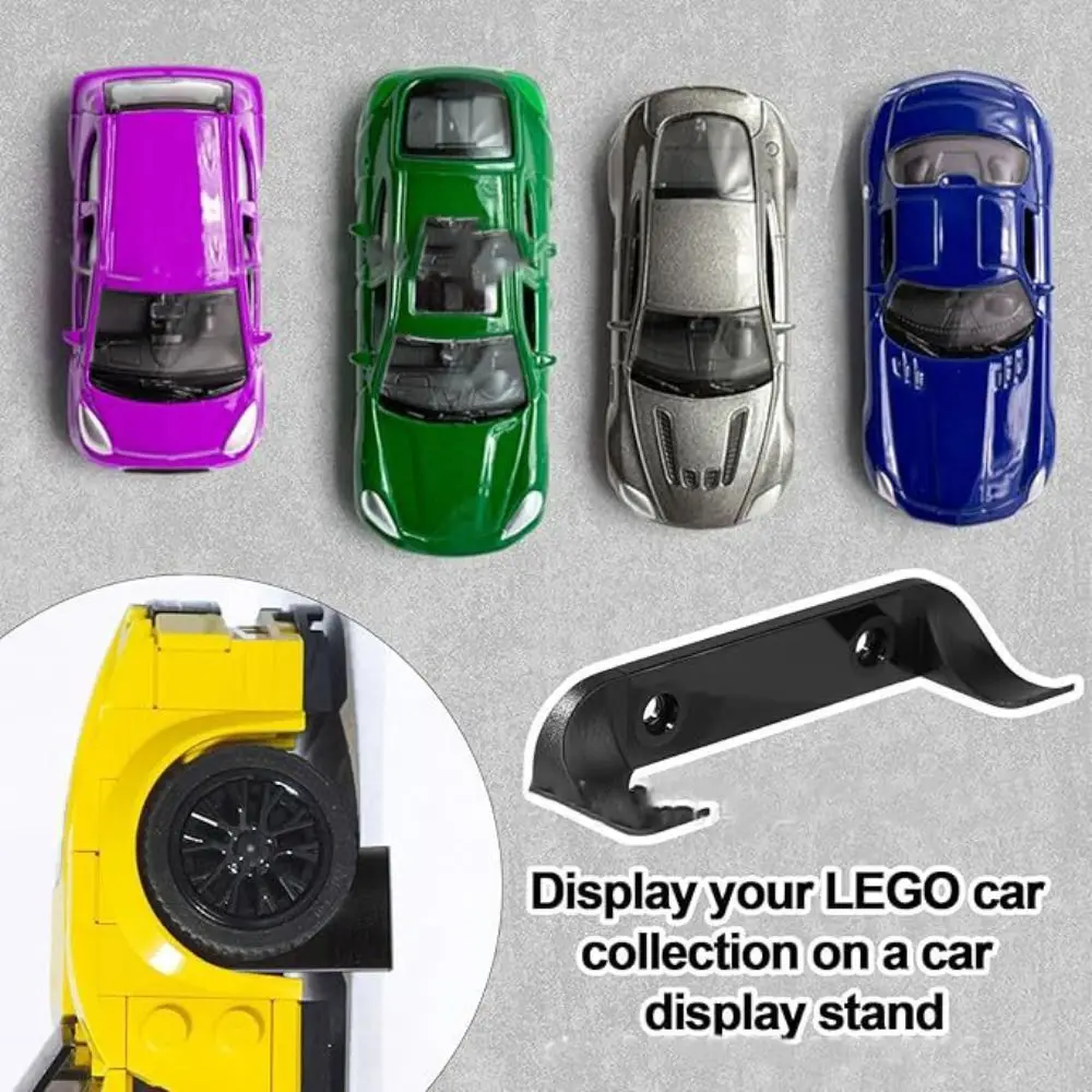 1/4/8/12PCS Speed Champion Series Car Display Wall Mount Save Space Portable Vertical Model Car Stand Hang Firmly