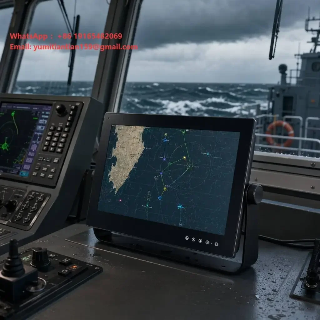 IP67 Waterproof 21.5 Inch Industrial Marine Display | Rugged Anti-Glare Screen with Optical Bonding for Harsh Environments
