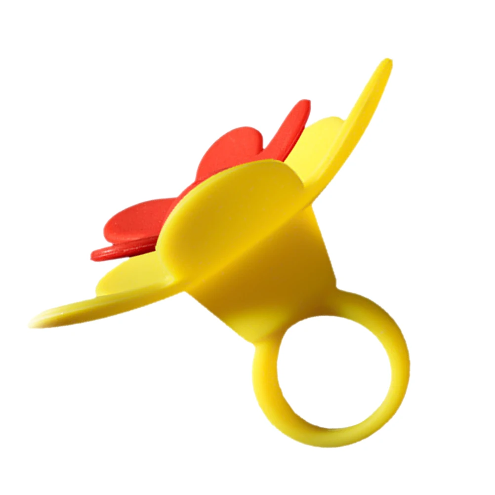 

Hummingbird Feeder Ring Outdoor Handheld Bird Feeding Honey Supplies Silicone Easy Wear Finger Design Pet Products