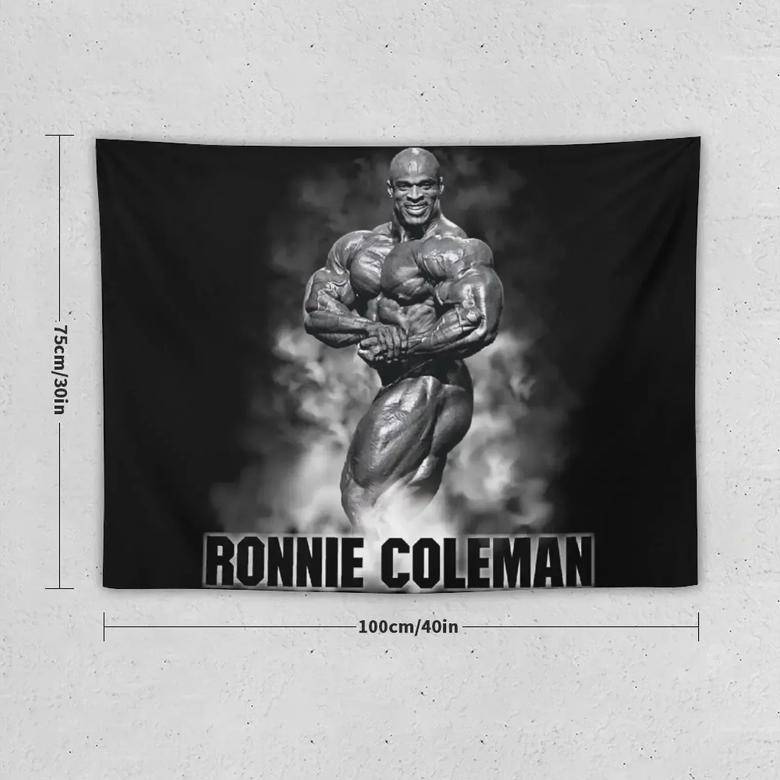 Ronnie Coleman Bodybuilder Tapestry Room Decor Aesthetic Wall Carpet Decorative Paintings Wall Decoration Items Tapestry