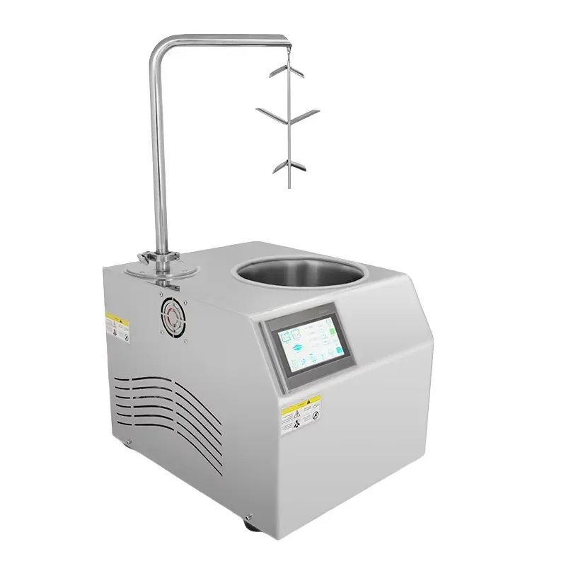 Chocolate Melting Temperature Controller Desktop Touch Screen Waterfall Machine for Chocolate Ice Cream Spray Equipment