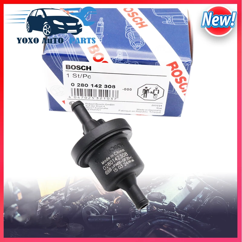 Válvula solenoide de purga de depósito 0280142308 para A4 S6 A8 TT RS6, Passat B5 B6, Golf MK4, Beetle, Bora, Jetta 077133517C
