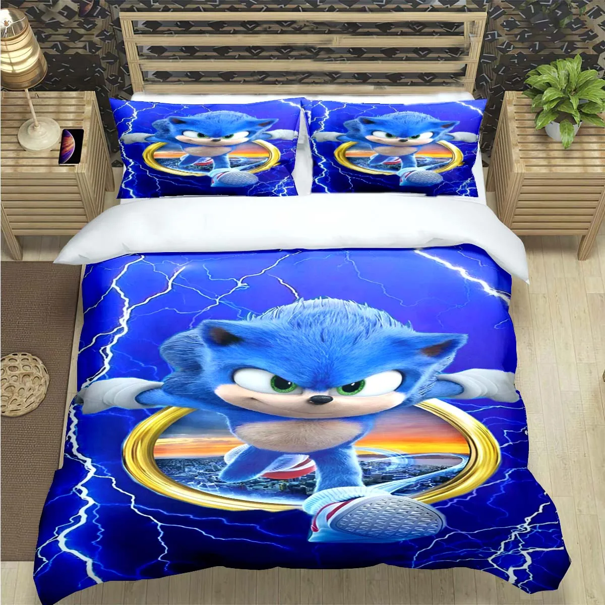 Popular Cartoon Role Characters Print Bedding Set Duvet Cover Comforter Bed  Youth Kids Girl Boys Luxury  Birthday Gift