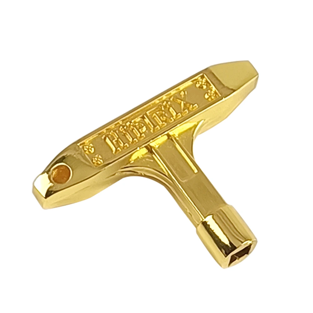 Drum Tuning Key Einstellschlüssel Metall T-förmig 4-Vierkantloch Percussion Instrument Zubehör Werkzeug – Detail 13
