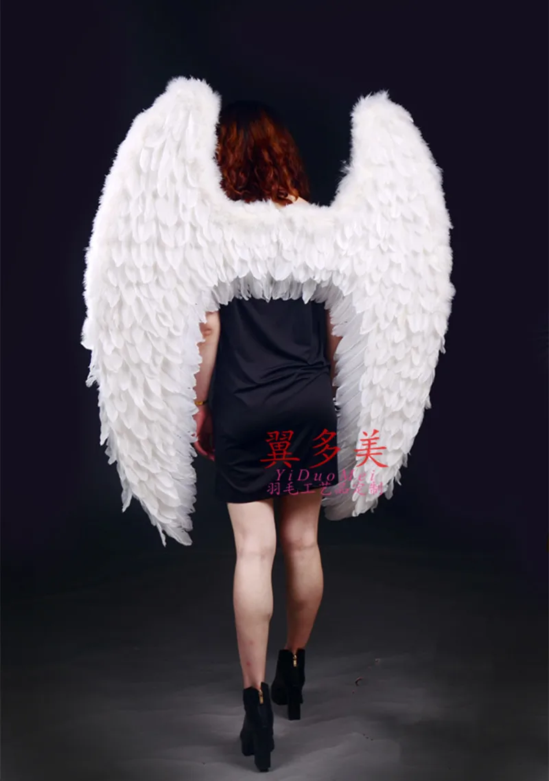 Large Angel Wings Feather Wings Elastic Shoulder Strap Wings Costume Photography Props