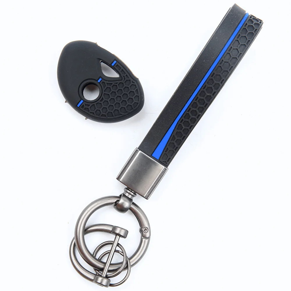 For BMW K1200R R1200RT K1300R S1000RR F650GS F800GS F800ST Protective Silicone Remote Key Case Compact Wristlet