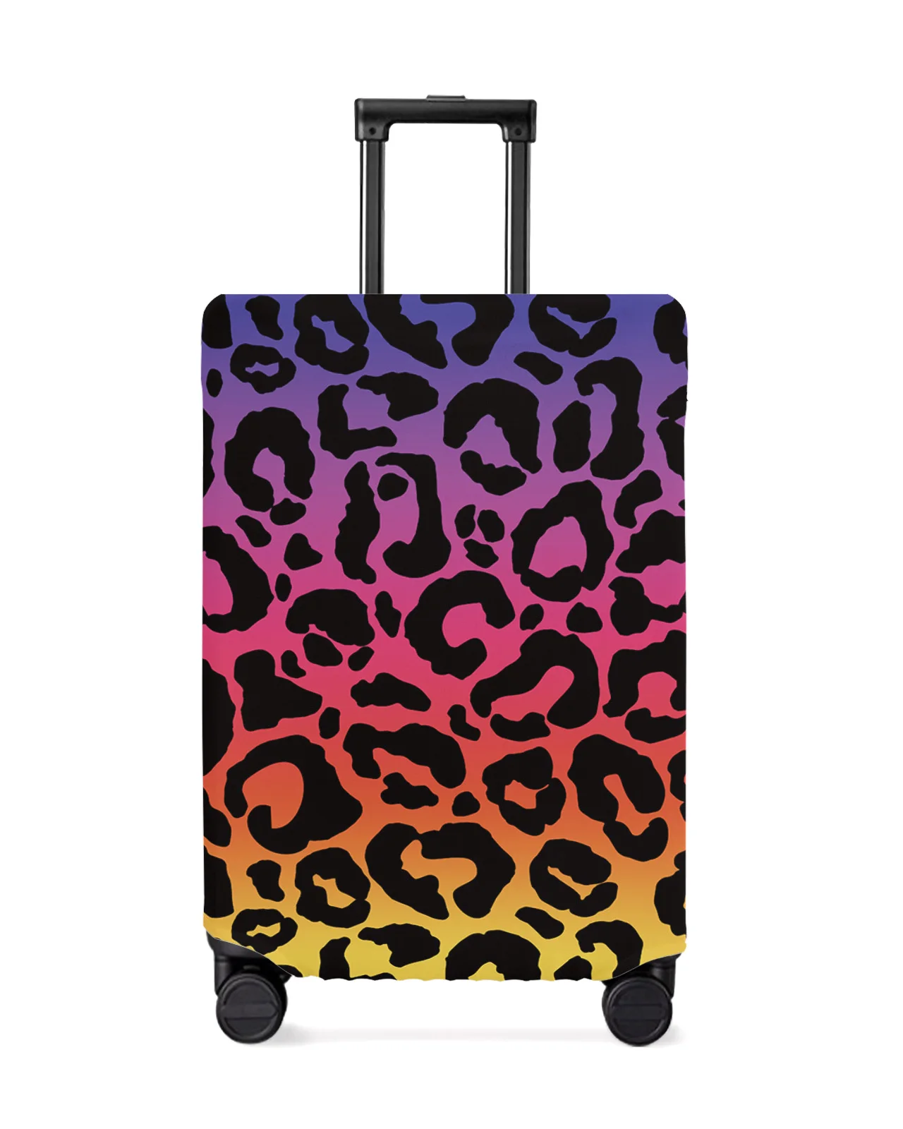 

Leopard Print Animal Skin Texture Gradient Luggage Protective Cover Travel Accessories Suitcase Elastic Dust Case Protect Sleeve