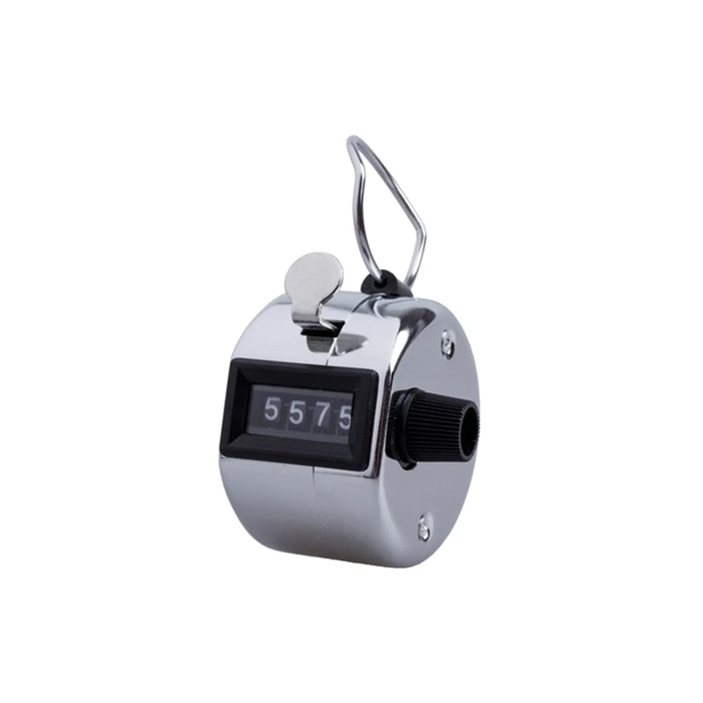 

Mini Metal H Tally Counter 4 Numbers Counting Up to 9999 Portable for Sport Punch Imprinter Machines Number Clicker H held