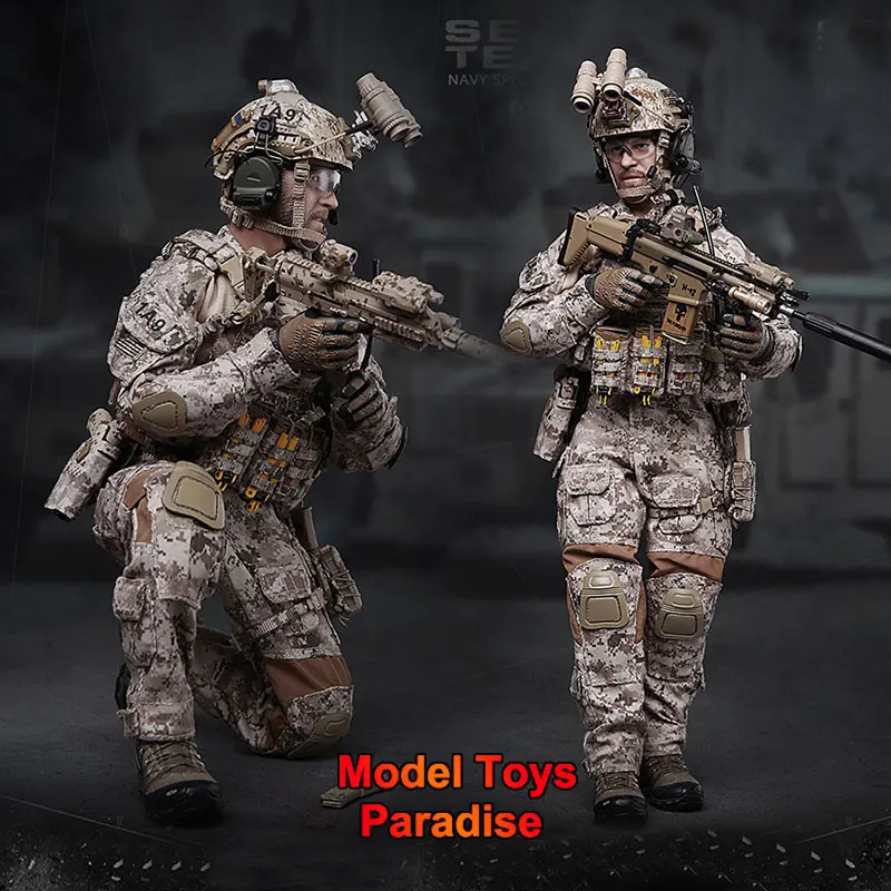 Minitimes M012 1/6 Scale Navy Seals Special Force Action Figure - 12 Inch Collectible Toy Soldier Full Set for Men Ideal Gifts