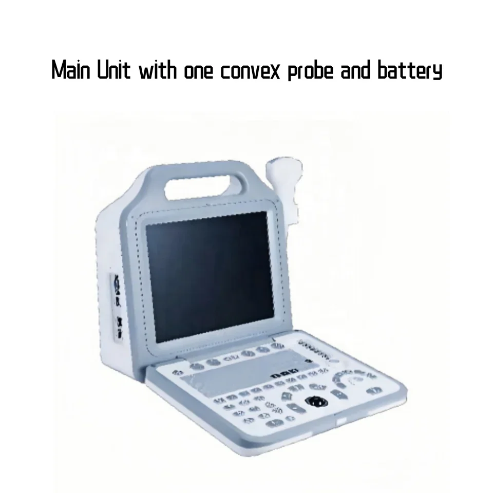 Portable Black and White Veterinary Ultrasound Diagnostic System Vet Ultrasound Machine for Veterinary Clinics