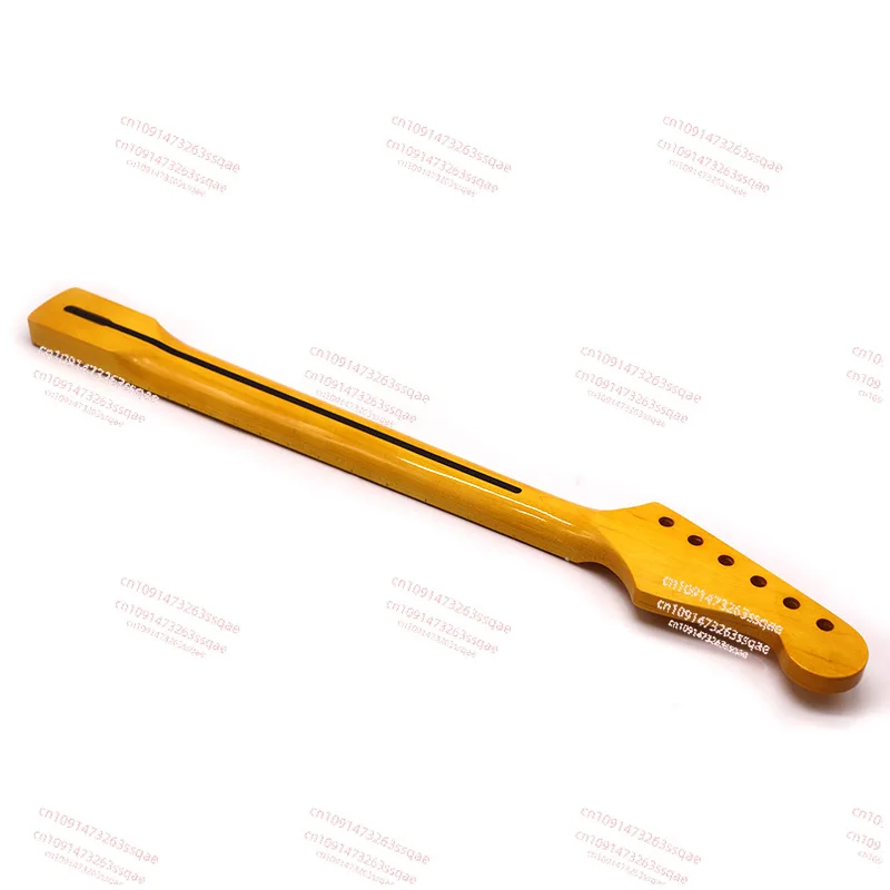 

Four-string electric bass neck yellow plus maple matte electric bass handle DIY accessories 4-string 20-fret neck modification