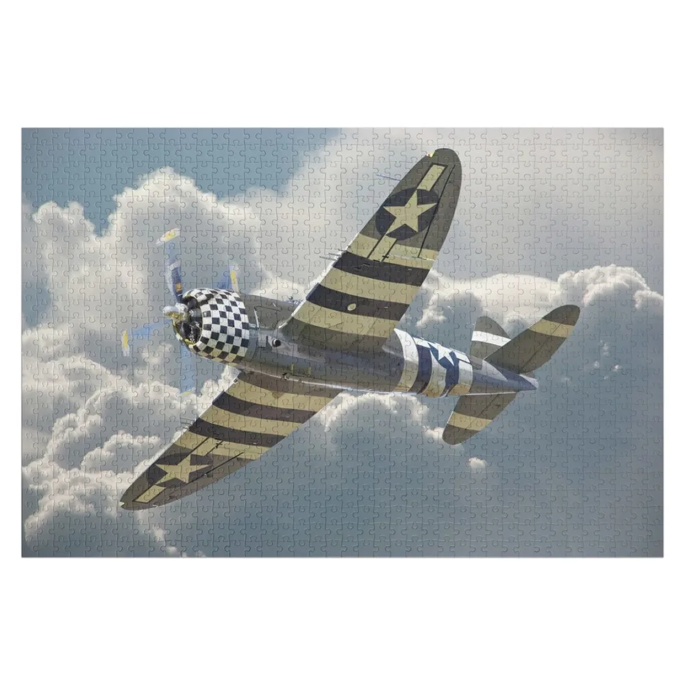 

P-47 Jigsaw Puzzle Wooden Name Customizable Gift Custom Wooden Name Adult Wooden Puzzle