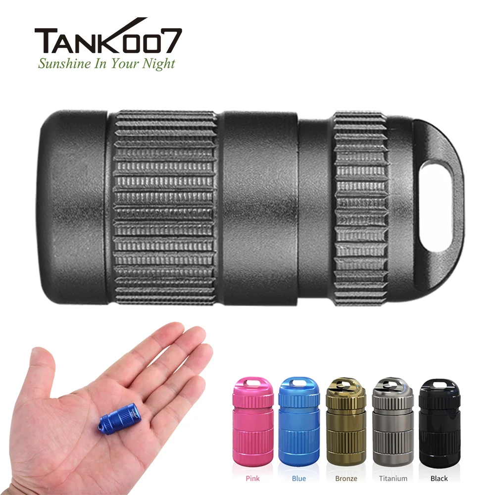 Tank007 E15 New Pocket LED Flashlight Keychain Portable White Light Outdoor Hiking Emergency Lighting High Power Lantern