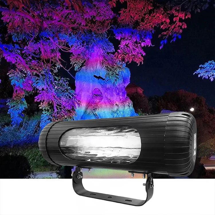 

RGB Colorful Water Ripple Projection Lamp Outdoor Garden Tree Spotlight Landscape Lighting Led Dynamic Wall Washer Floodlight