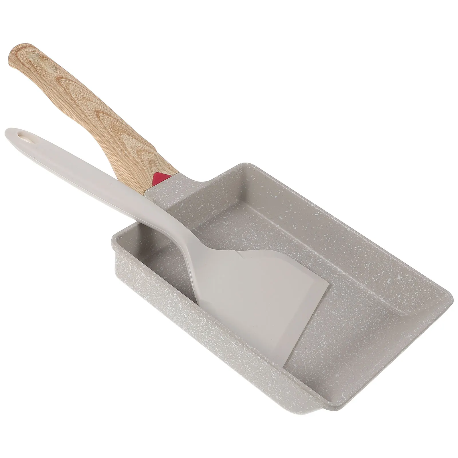 

1 set Non-stick Frying Japanese Kitchen Steak Pan Style Silica Gel Omelet Kitchen Breakfast Frying Pan Cooking Accessories