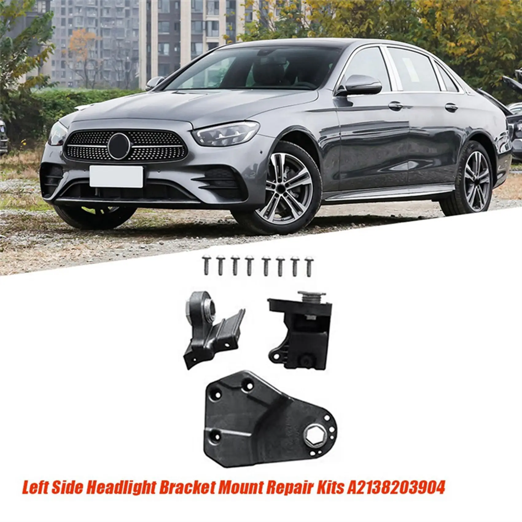 Exclusive 5Pair Headlight Bracket Repair Kits A2138203904 A2138204004 For Mercedes Benz E Class W213 21-24 Head Light Fixed Claw