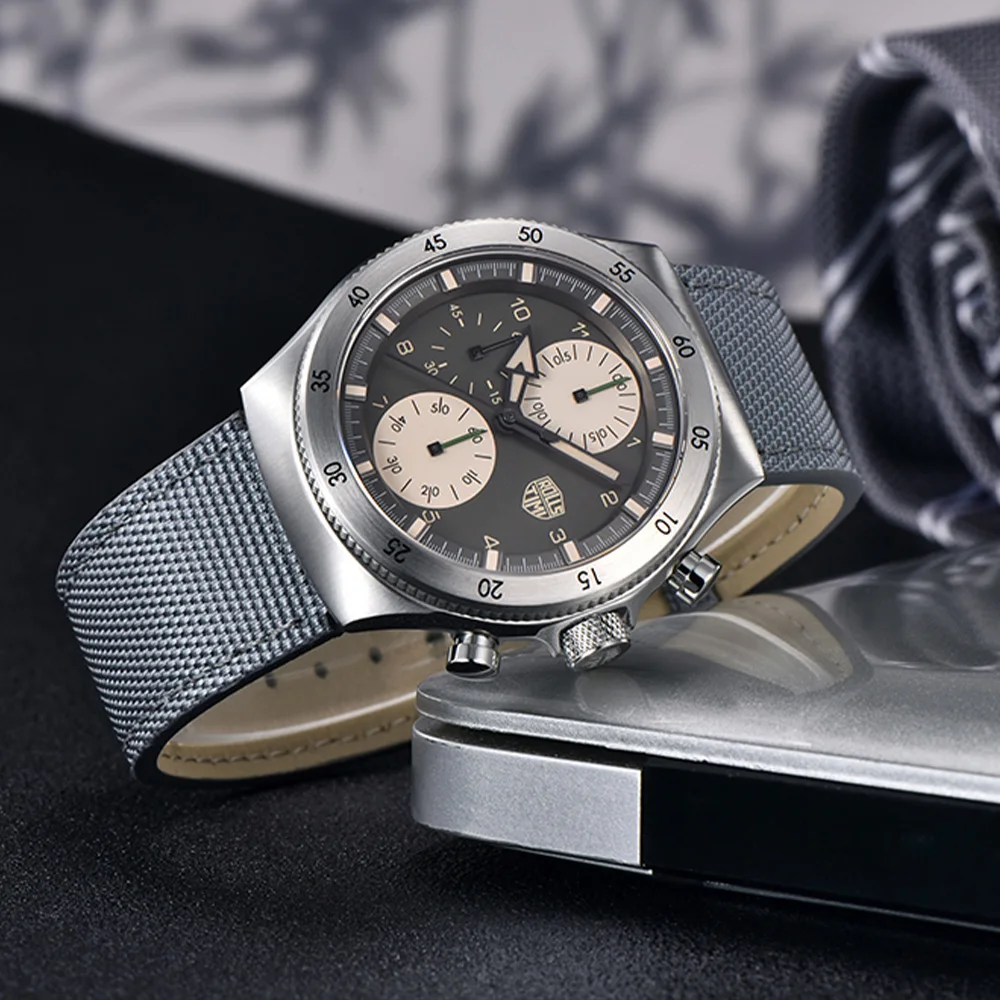 2025new relógio masculino rollstimimi moda masculina relógio de quartzo caixa de presente de duas cores náilon esportes cronógrafo luxo relógio de vidro de safira