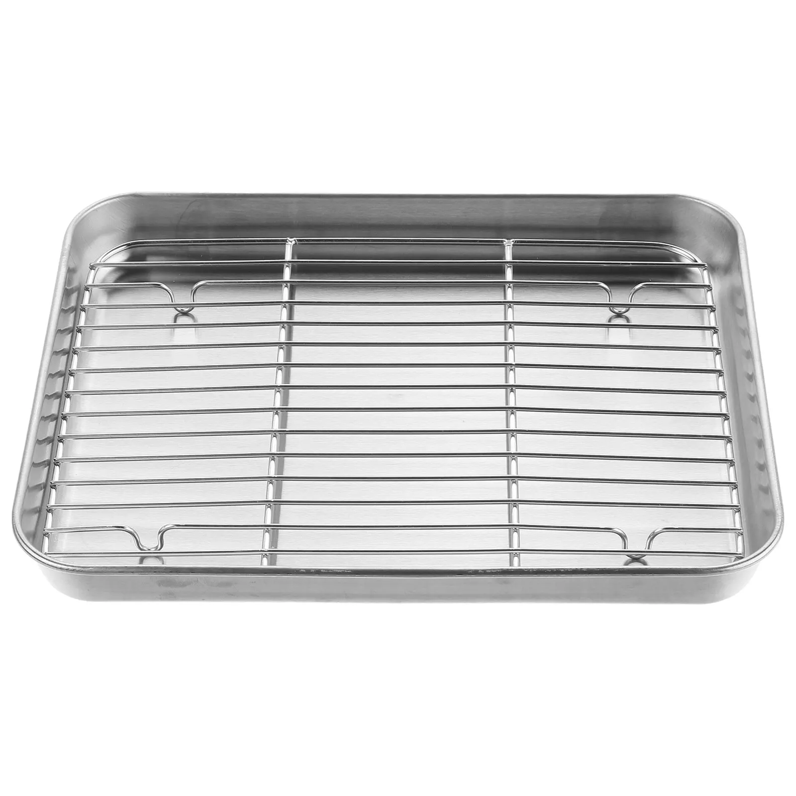 

Oven Trays with Racks Baking Dish Cooling Set Pan Wire Roast Stainless Steel for