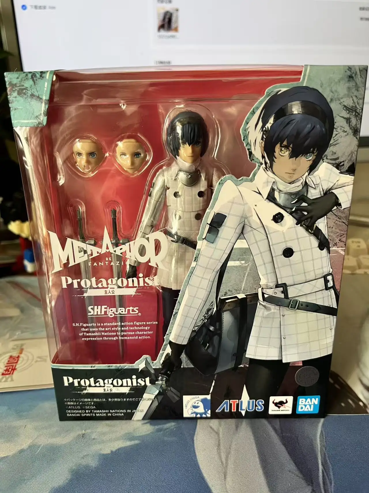 100% оригинальная модель Bandai Spirits S.H.Figuarts Metaphor: ReFantazio Shujinkou, коллекция игрушек, серия экшн-фигурок, модель игрушки
