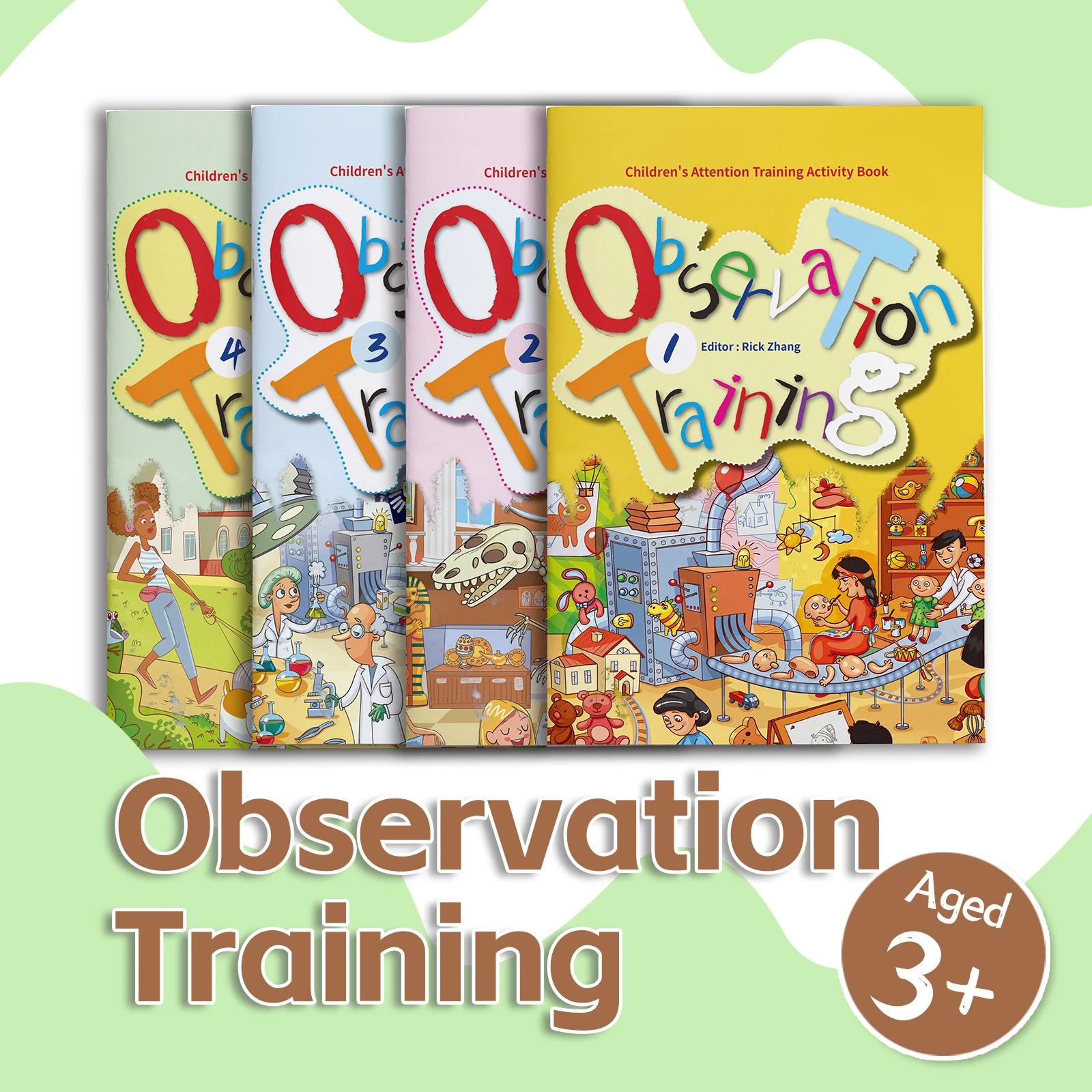 

Детские книги для обучения наблюдению | Навыки концентрации для детей 3-10 лет в игре