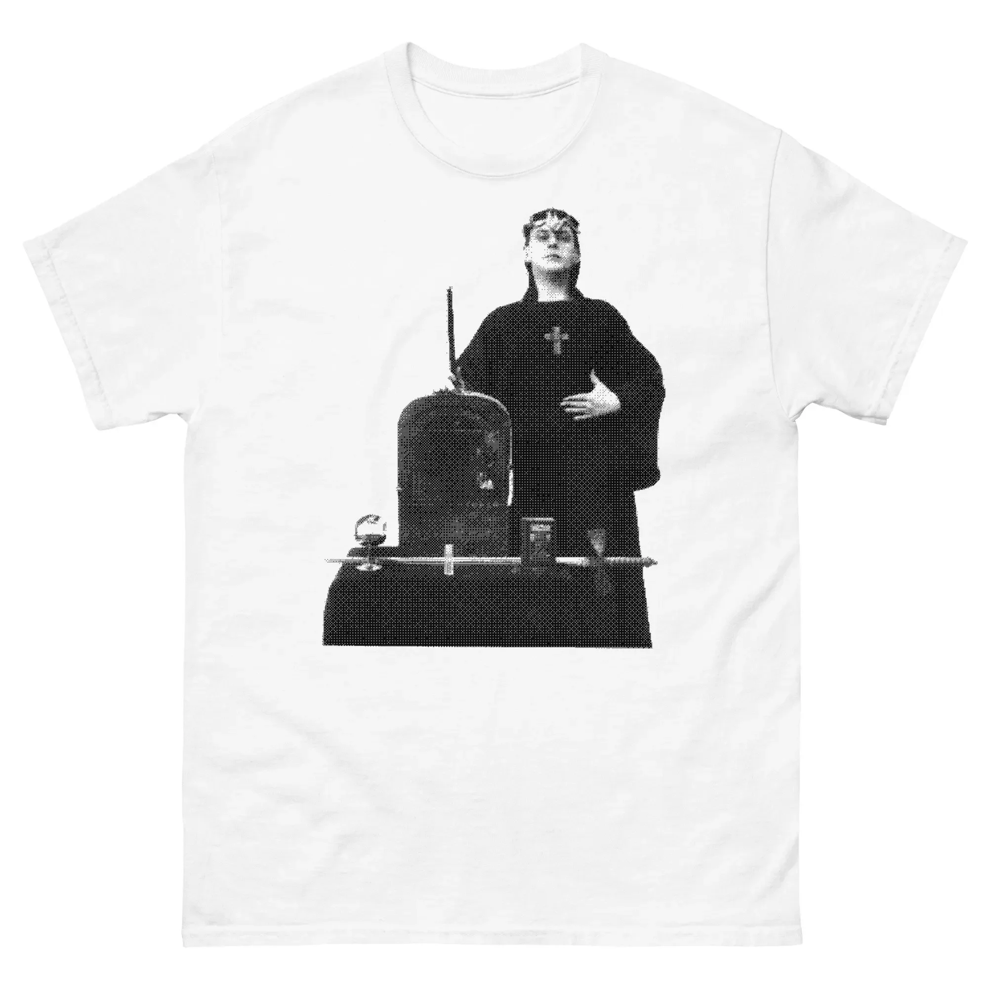 Aleister Crowley Bitmap Poster Men's Classic Tee T-shirt