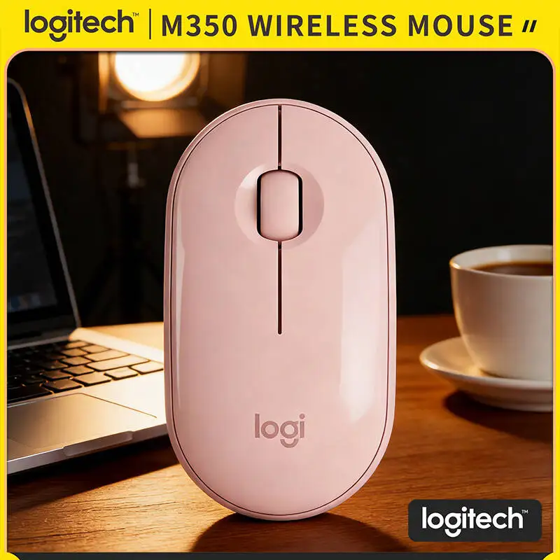 

Портативная мышь Logitech M350 Pebble — ультратонкая, Bluetooth Low Energy, бесшумные нажатия, вес 77 г, готова к работе в дороге