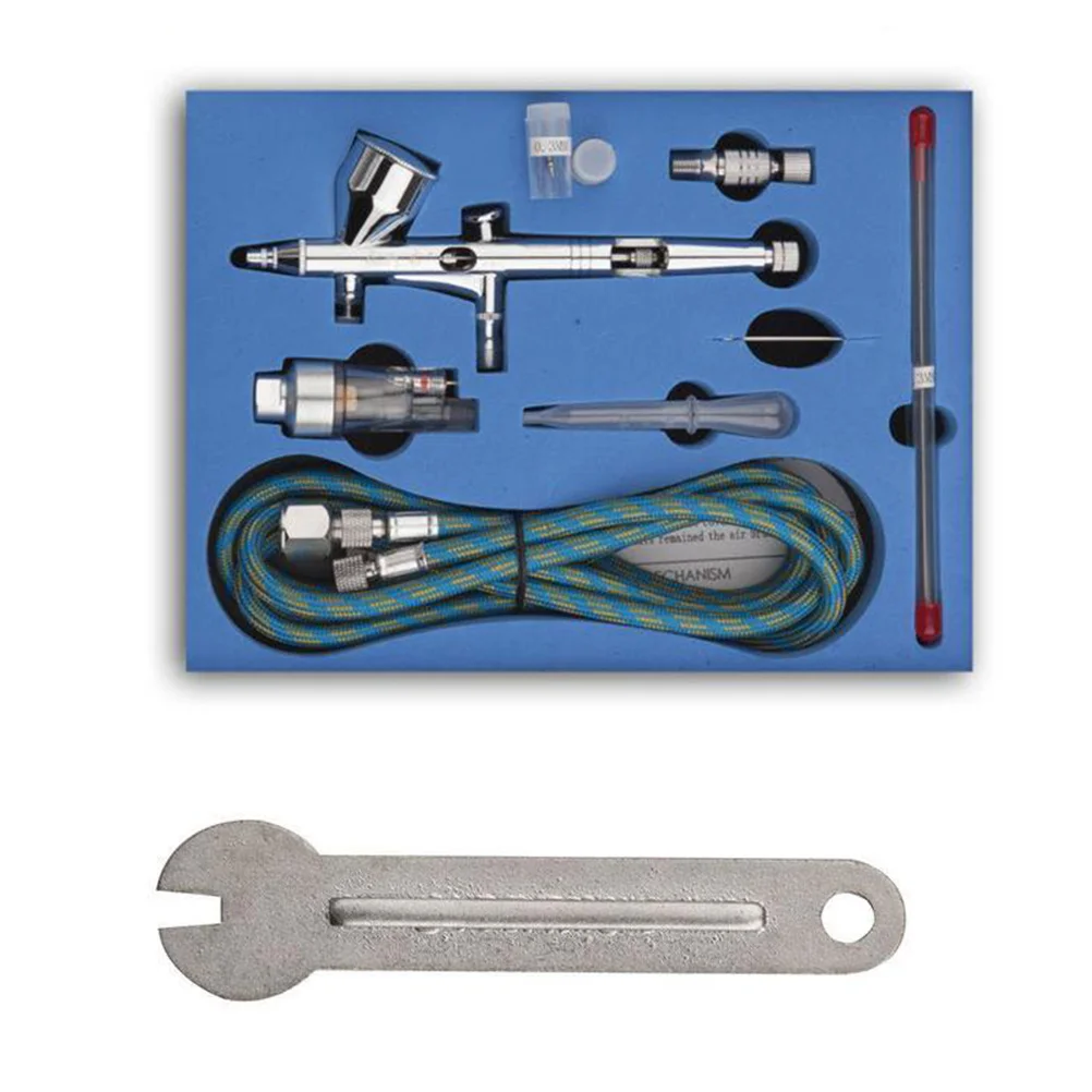 Kit aerografo 180K Trigger per nail art Decorazione torte Pittura Compressore portatile Mini kit aerografo leggero