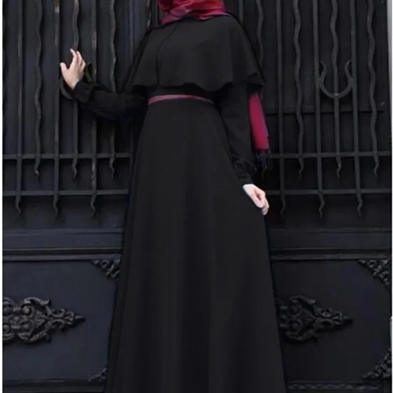 Eid abaya Dubai Turkey Muslim Dress Kaftan caftan marocain Islamic clothing for women Ramadan dresses Islam robe js6946